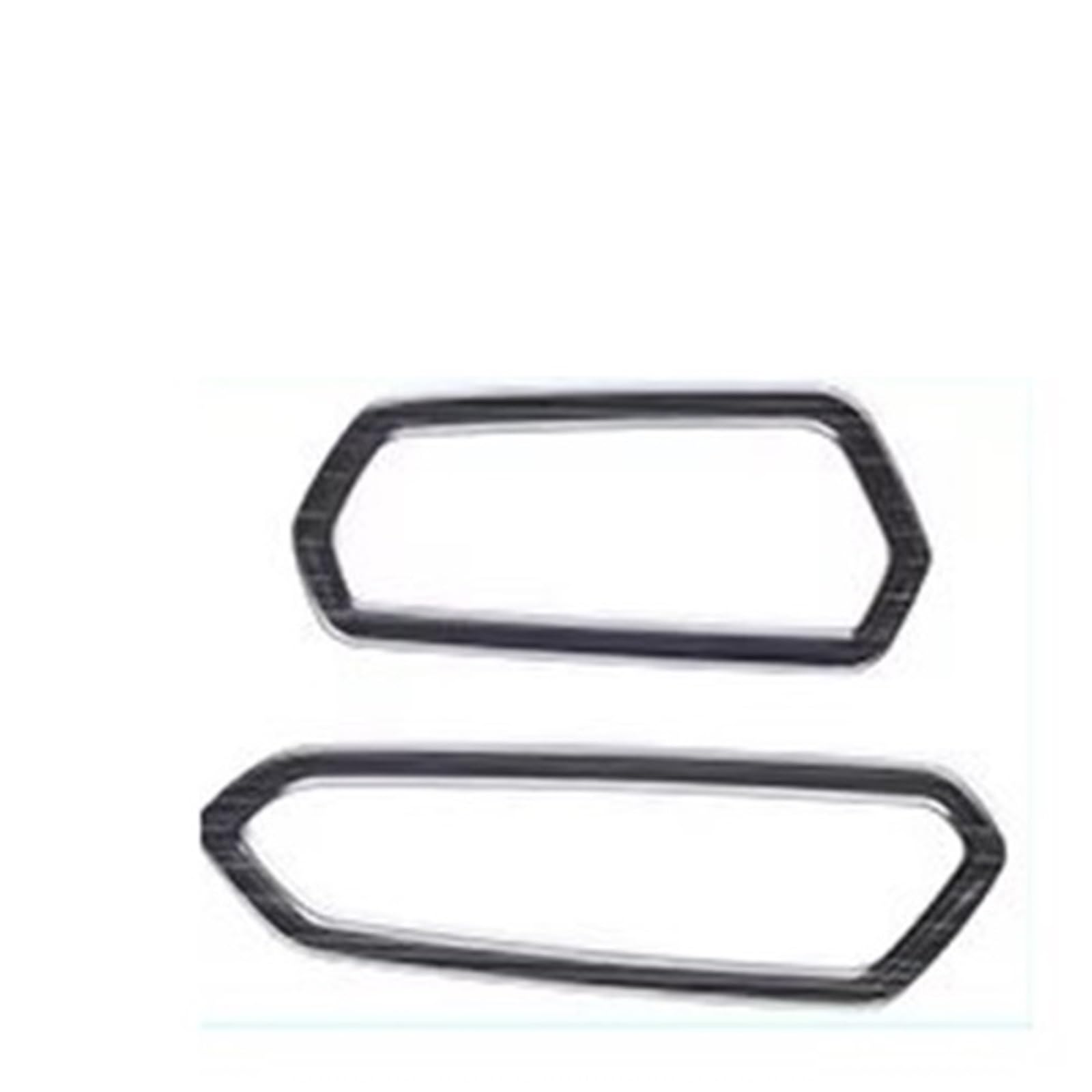 for VW for T-Cross for Tcross 2019 2020 2021 LHD Car A Pillar Air Vent Outlet Frame Stickers Garnish Trim Bezel Cover Styling Car Trim Interior(Black Brushed)