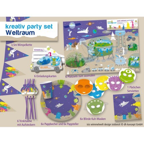 Weltraum Party Lot De 20 Serviettes