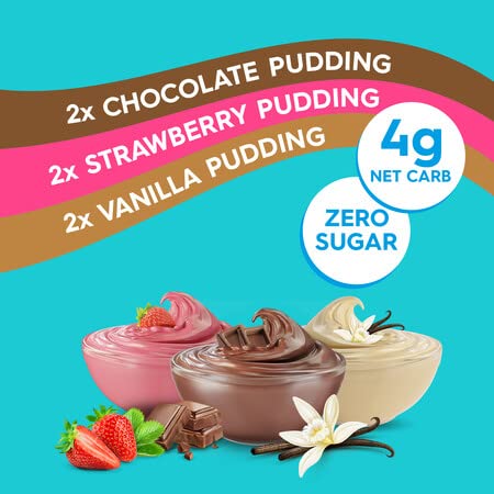Miniatura 2 de Simply Delish Instant Pudding Mix - Postres sin culpa a base de plantas, totalmente naturales, sin azúcar, sin OMG, sin gluten, sin grasa, vegano,