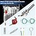 Niutudza Diesel Heater Glow Plug Repair Kit, 12V/24V 5KW 8KW Parking Diesel Heater Glow Ignition Plug Kit with Filter, Fit for Car Heater Repair Parts, Diesel Heater Accessories