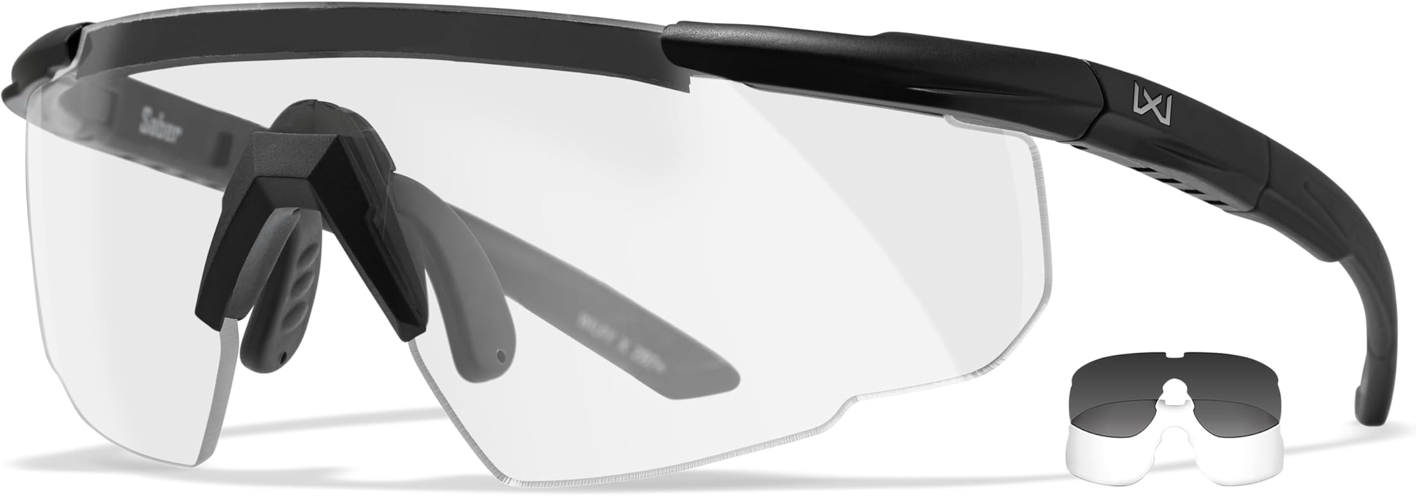 Amazon.com : Wiley X Saber Advanced Shooting Glasses, Safety