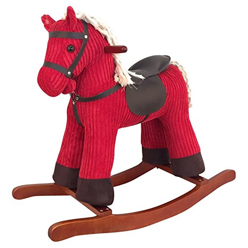Sweety-Toys 6830 PARADISO caballo de balancín mecedora algodón
