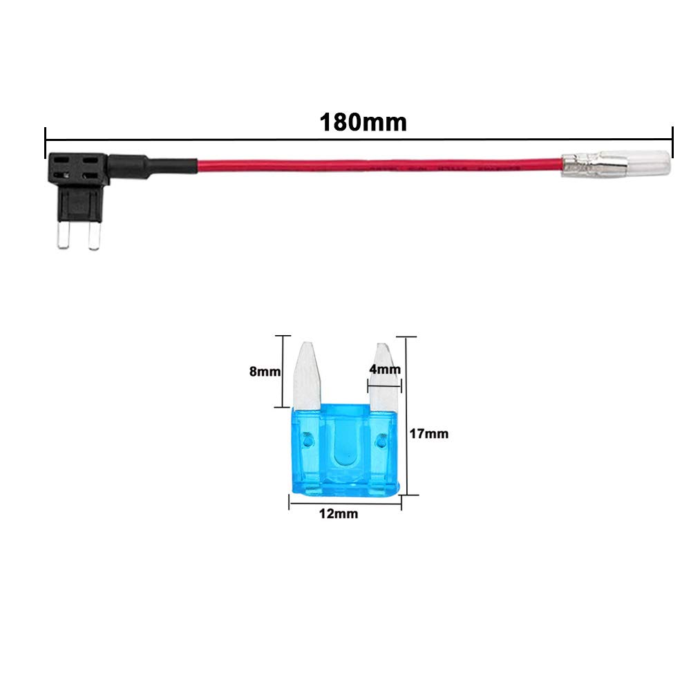 3 Add-a-Circuit Portafusibili Auto - 12V/24V, Con Cavo 16 AWG, 15 Fusibili Mini E Estrattore, Facile Installazione - Foto 9