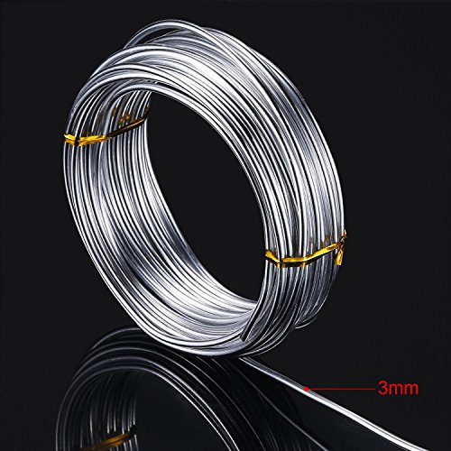 Tecunite TECUNITE-ALUMINUM WIRE-01 Aluminum Craft Wire For Sculpting Armature Bendable Craft Wire thumb #1