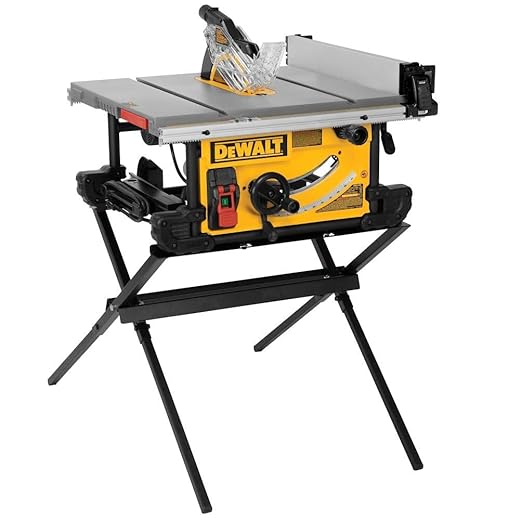 DEWALT DWE7491X 10 In. Table Saw with Scissor Stand