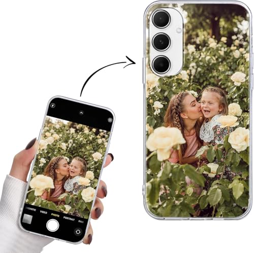 Coque personnalisée Samsung A55 contre les rayures avec photo au choix