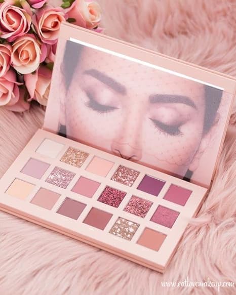 Image of Guriya 18 COLOR NUDE EYESHADOW PALETTE FOR WOMEN MAKEUP KIT FOR WOMEN MATTE GLITTER SHIMMER NUDE EYESHADOW