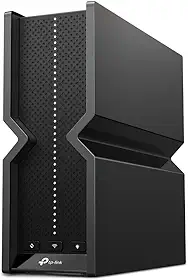 TP-Link Archer BE550 Router Wi-Fi 7 Tri-Band BE9300 Mbps, 1 WAN 2.5 G, 4 LAN 2,5 G, WIFI 7, canais 320 MHz, 4 K-QAM, Multi-Link Operation, Beamforming, 6 antena interna, EasyMesh, MAX Decking, VPN.