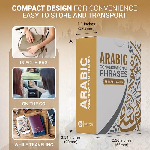 75 Arabic Phrase Flash Cards for Travel & Learning - Image 6
