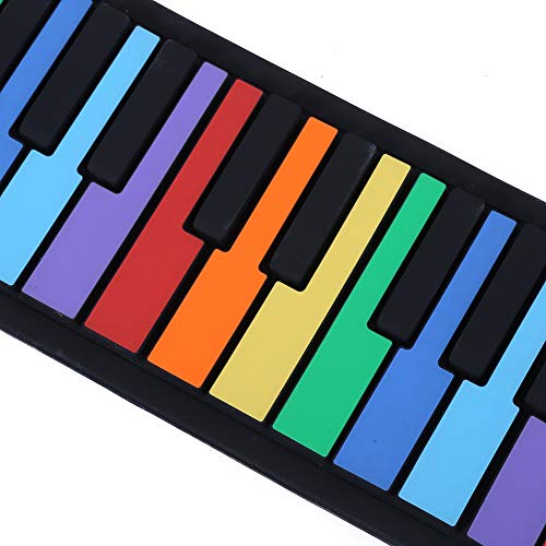 ciciglow Piano électrique Enroulable, Piano Portable et Pliable, Fonction d’enregistrement de Support, Cadeaux pour Les… - Les Beatles, Paul McCartney, John Lennon, RIngo Starr, George Harrison ciciglow Piano électrique Enroulable, Piano Portable et Pliable, Fonction d'enregistrement de Support, Cadeaux pour Les… – Image 3