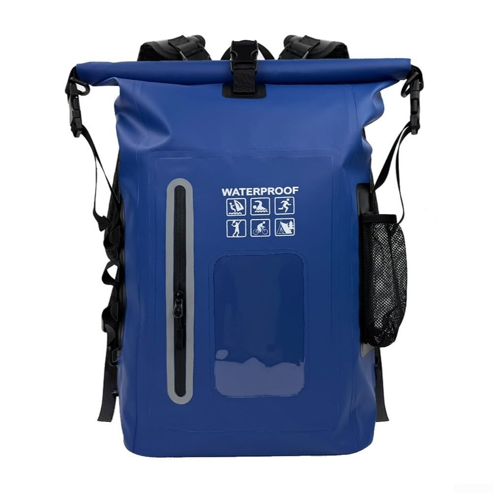 Posheliox Waterproof Dry Wet Separated Backpack 25L with Reflective