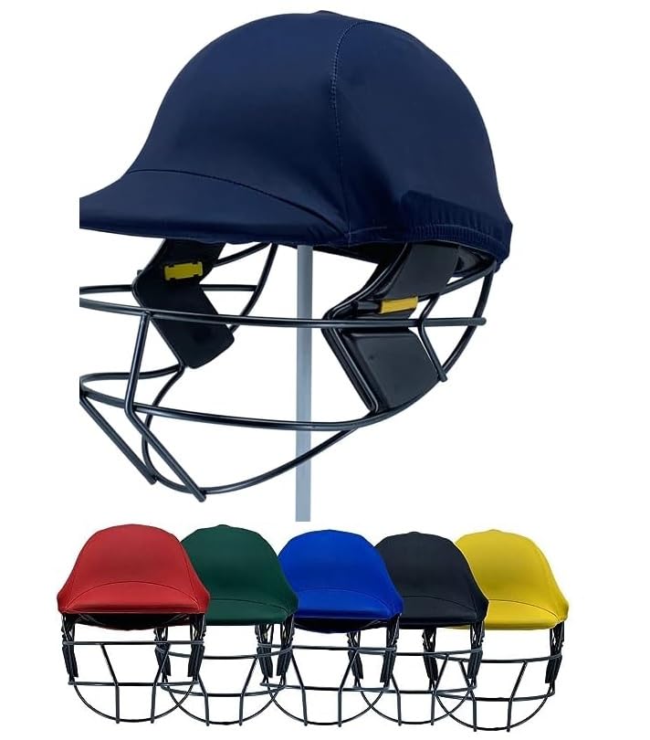 Raizex Colored Helmet Skin Cover, Cricket Batting Helmet Clads, Helmet Outer Skin Covers for Protection with Lyca Stretchable Fabric, Size Suitable for Men & Youth (Navy Blue) (B0DDR33FQ6) Amazon Price History, Amazon Price Tracker