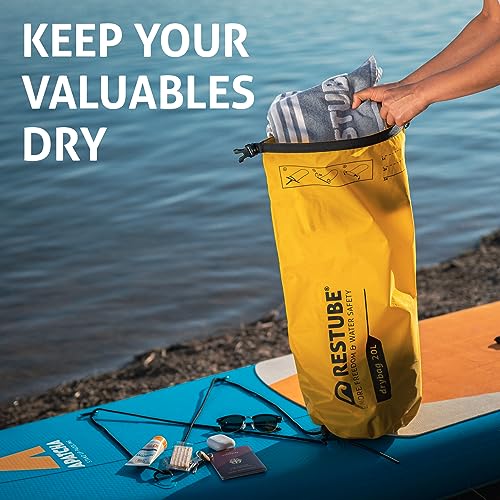 Restube Waterproof Drybag - Premium Quality for Ultimate Protection, Yellow, 20L - Image 2