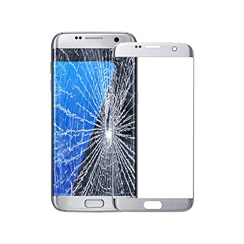 for Samsung for Galaxy S7 Edge G935V G935P G935F G935T G935A Front Glass 5.5inch Touch Screen Panel Outer Front Glass Lens - Silver