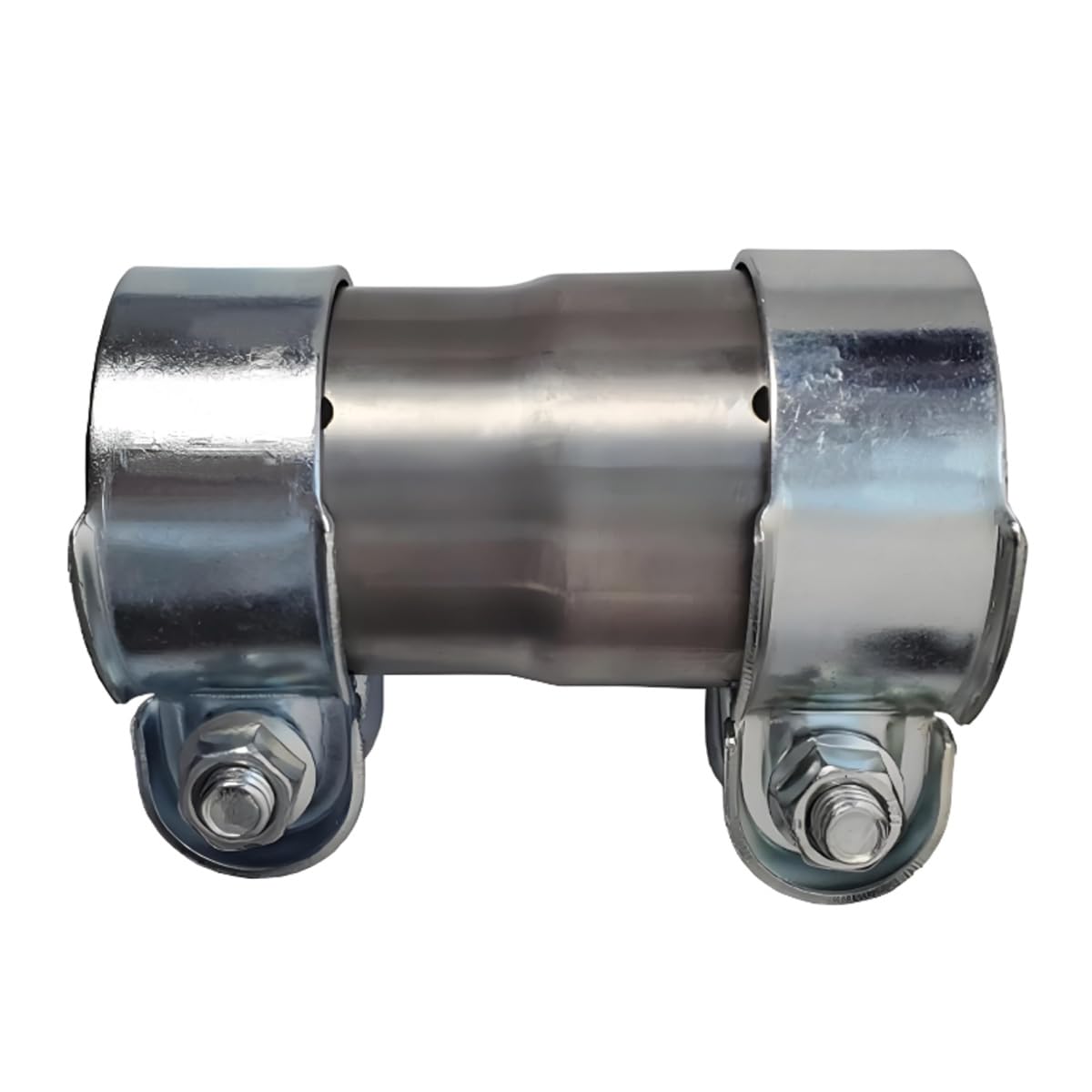 Raccord Réducteur pour Tuyau d'échappement 40mm à 45mm Connecteur de Tuyau Collier échappement Tuyau de Raccordement Réducteur Acier Inoxydable Collier de Serrage Réduction