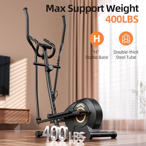 Elliptical Exercise Machine for Apartments and Homes,8 Levels of Magnetic Resistance,15.5-inch Stride Elliptical Machine, and Supports Users up to 400 pounds Elliptical Training Machines; - Image 5