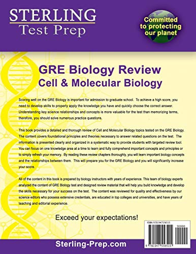Sterling Test Prep GRE Biology: Review of Cell and Molecular Biology - Image 2