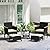 Yaheetech 5 Piece Patio Conversation Set, Outdoor Wicker Bistro Furniture, PE Wicker Outdoor Rattan Chairs Set with Coffee Table for Porch, Poolside, Lawn, Garden, Balcony
