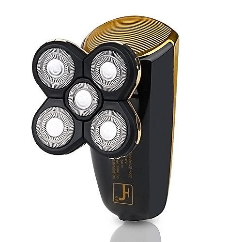 2 in 1 Professional 5D Floating Electric Shaver Razor For Men Wet Dry Cordless Rotary Shaver Nose Hair Trimmer Facial Cleaning Brush Waterproof USB Rechargeable