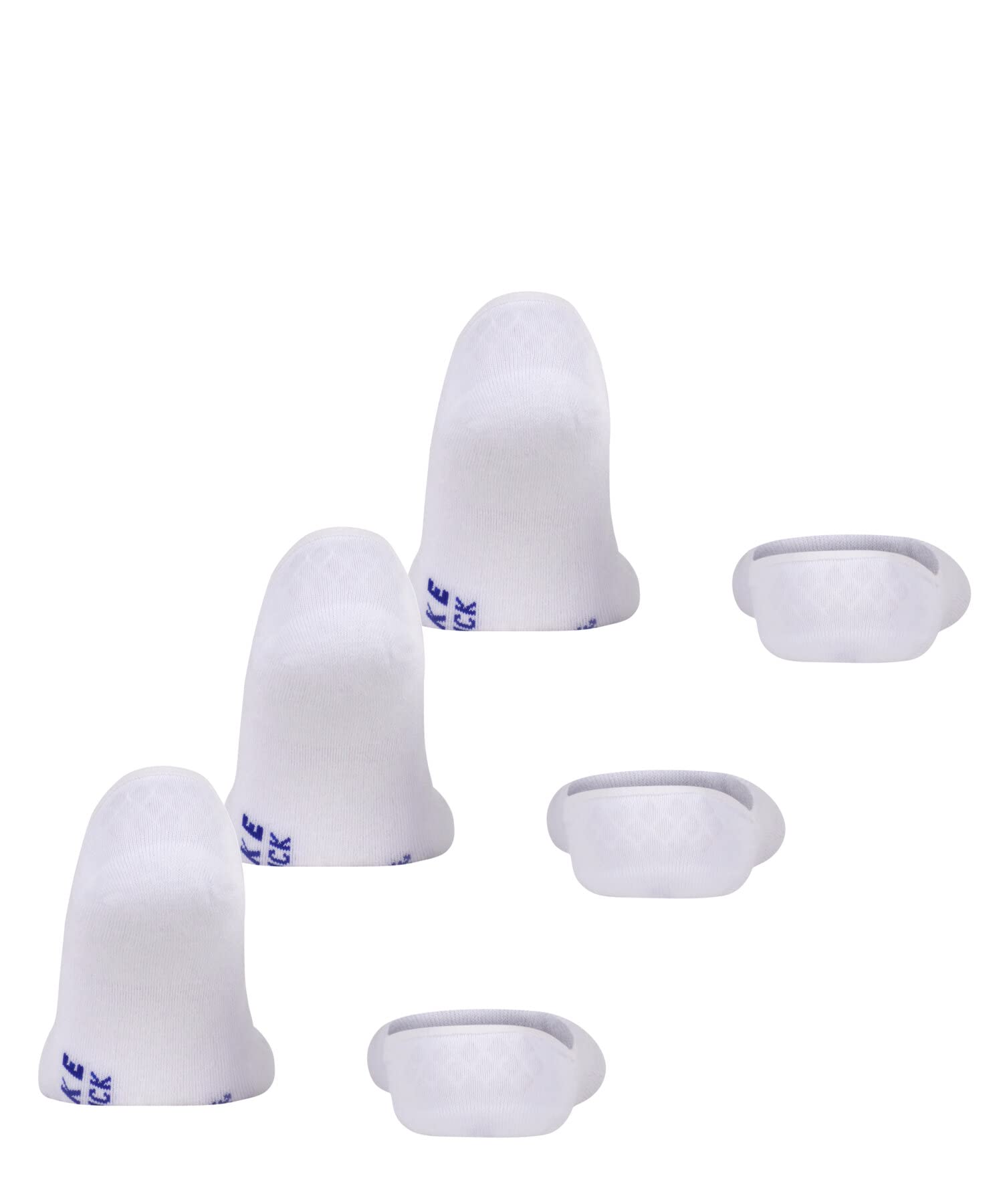 FALKE Cool Kick 3-Pack Unisex Pinkies antideslizante gracias a la silicona en el talón | con suela de felpa ultra ligera