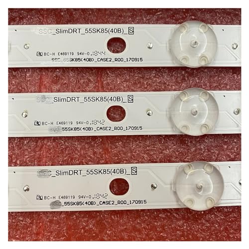20 Piezas Tira de LED for iluminación Trasera for L/G 55SM9010PLA 55SK8500PLA 55SK8500PSA 55SK8500 SSC_SlimDRT_55SK85(40B)_CASE2 HC550DQB 55SK85-8LED