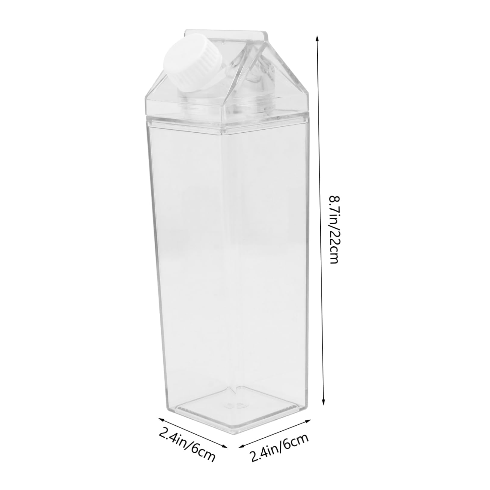 BESPORTBLE Modern Leak Proof Milk Bottle 500ml Juice Container Empty Storage Bottle