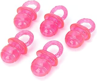 AYNEFY 5 pcs Pet Dog Chewing Toy, Dog Pacifier Chew Toys Pet Puppy Molar Chewing Training Toys Pacifier Shaped Pet Dogs Teether Teething Sounding Interactive Chew Toy (Red)