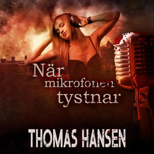 Diseño de la portada del título N&auml;r mikrofonen tystnar