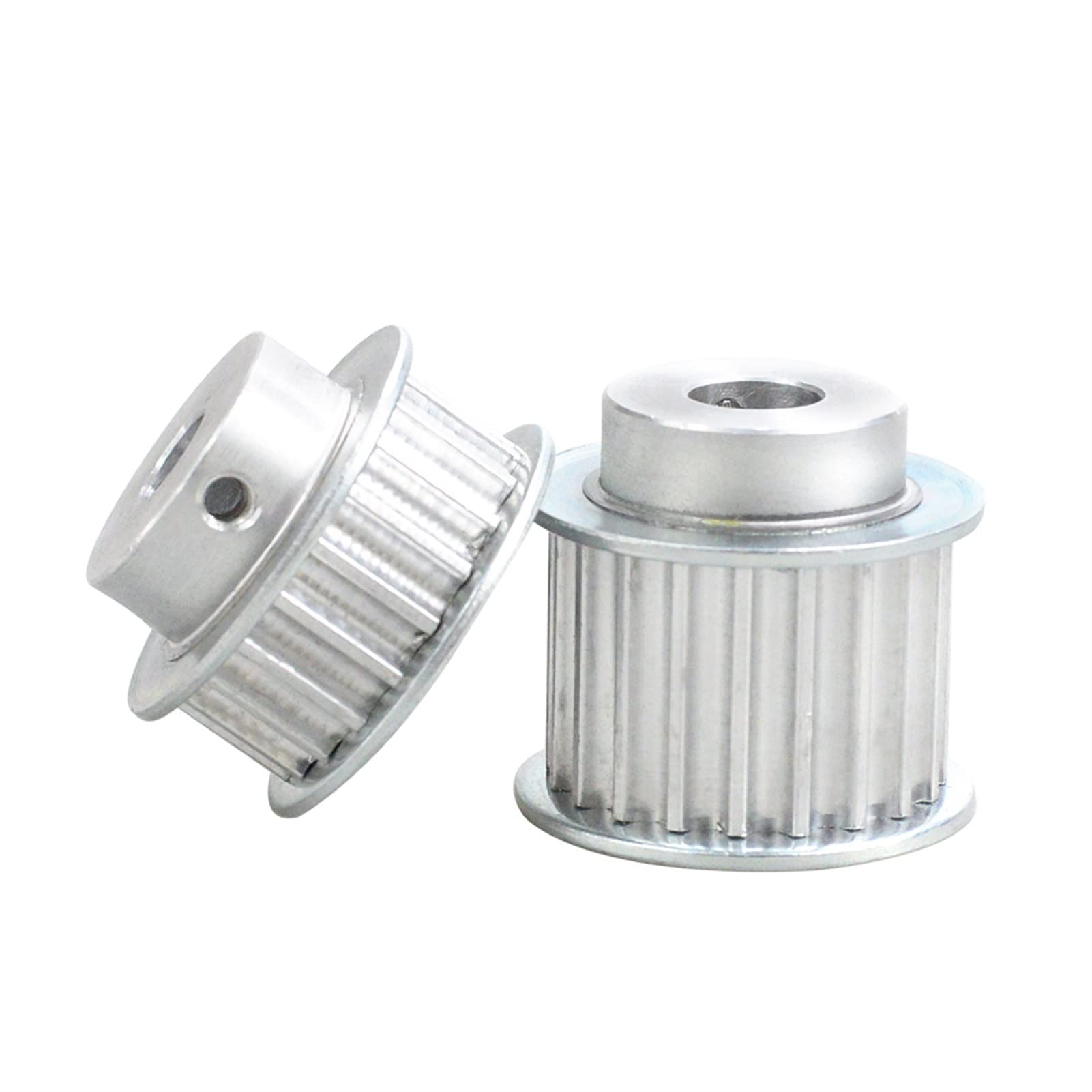 WEYENY Premium Arc 14 T HTD 5M Timing Pulley, Bore 5/6/6.35/7/8/10mm for Width 15/20mm HTD5M Synchronous Belt gear pulley 14T BF/K Type (Size : 10mm(Big Hub), Color : 10PCS_20MM)