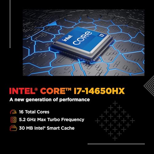 Image of HP Omen, Intel Core i7-14650HX 14th Gen, 8GB RTX 5050, 24GB DDR5(Upgradeable) 1TB SSD, 165Hz, 2k WUXGA, 3ms, 400 nits, 16'' /40.6cm, Win11, M365* Office24, Black, 2.43kg, am0241TX, RGB Gaming Laptop