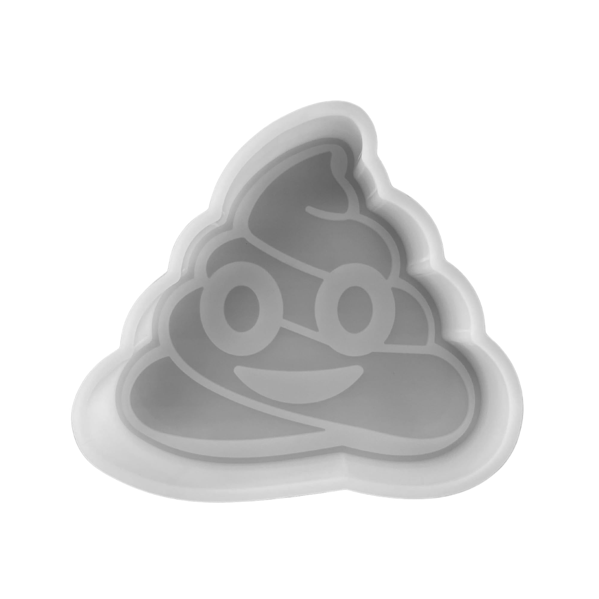 Poop Car Freshie Silicone Mold Brown Gag Funny Inappropriate Air Freshener Candle Soap Teenager 4.1x3.5x0.8” Aroma Beads