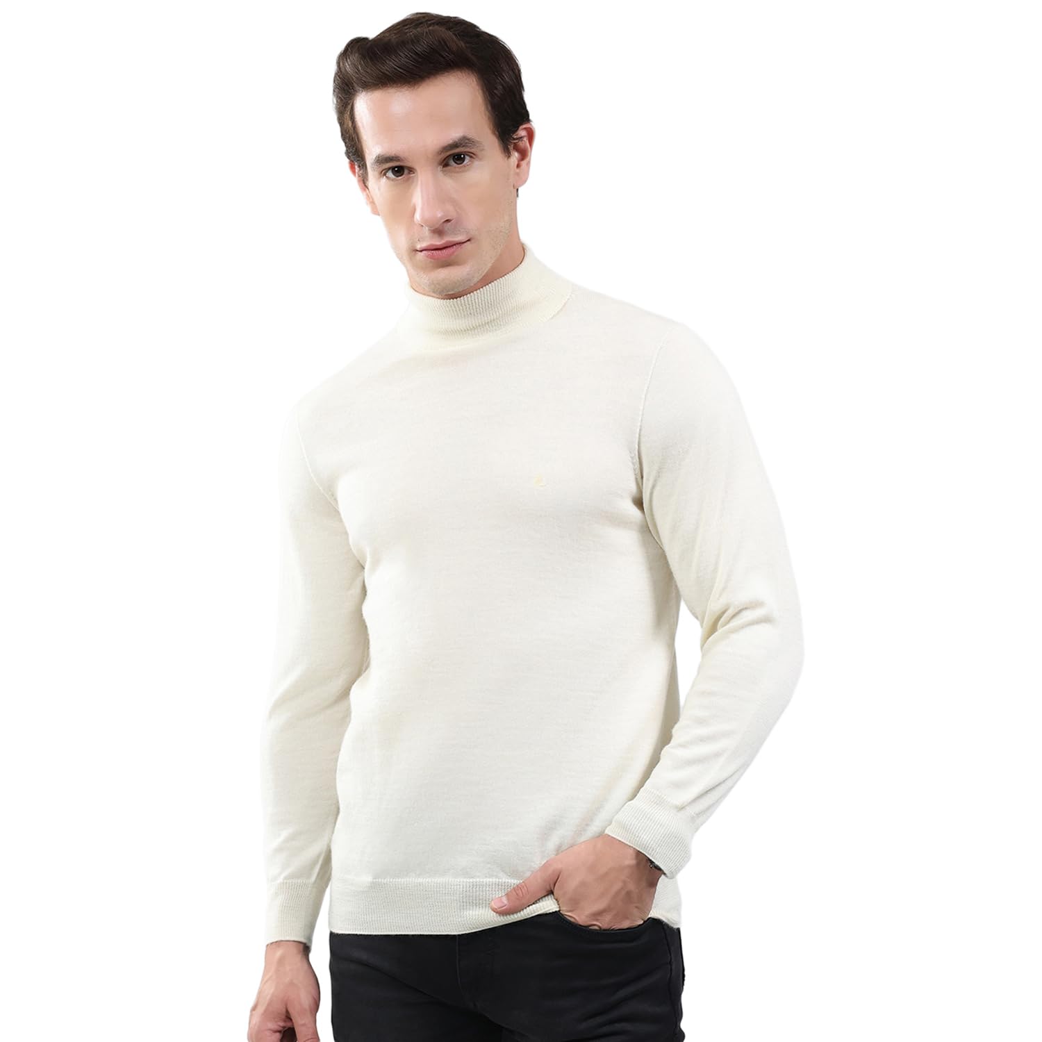 monte carlo Men's High Neck Full Sleeve Pullover | Warm Woolen Sweater for Men |Soft Comfortable Knitted Winter Wear for Men-picture-56