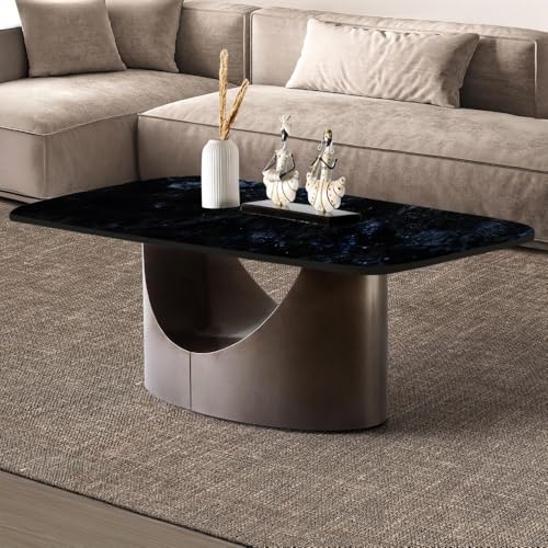 Image of Wakefit Center Table | 1 Yr Warranty | Coffee Table for Living Room Wooden, Tea Table for Living Room Wooden, Sofa Table, Free Installation from Brand, Modern Multi-Functional & Wobble-Free(Colmbian)