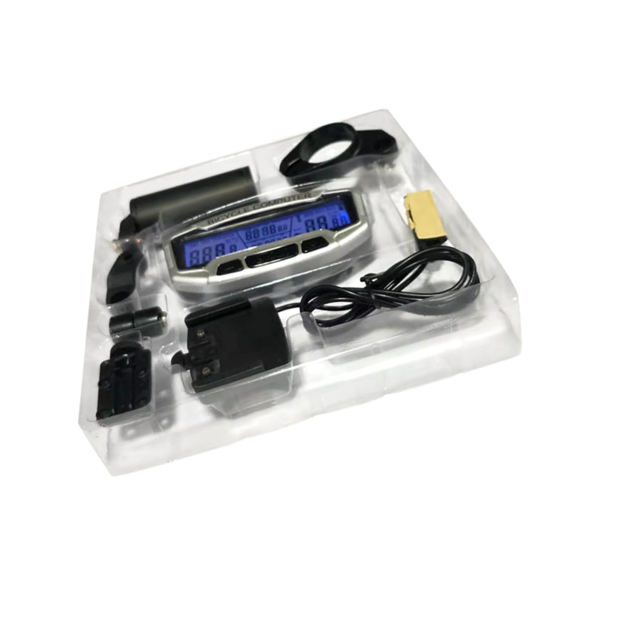 BESPORTBLE 24 Functions Bike Computer Night Light Speedometer Tachometer Battery Easy to Read Display for Road Mountain and Folding Bicycles