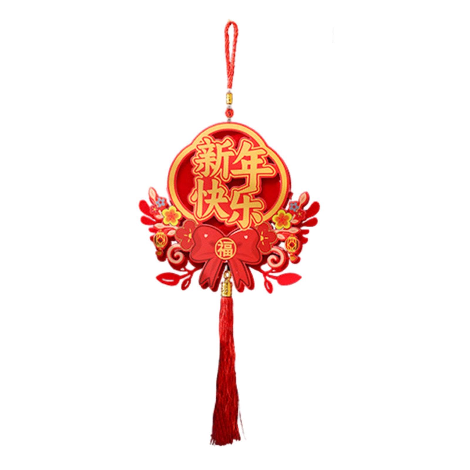 Chinese New Year Hanging Decorations 2024 Dragon Home Chinese Fu Characters Style F|Home & Garden|Greeting Cards & Party Supply|Party Supplies|Party Decorations