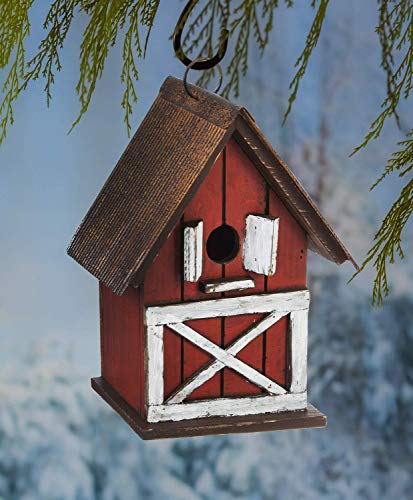 Topadorn CS-84G1526-GS Hanging Bird House Outdoor Garden Decorative Wooden Birdhouse thumb #7