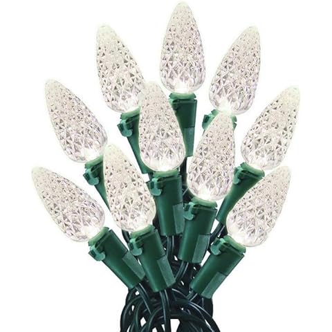 CELEBRATIONS 9045580 74.5 ft. LED C6 Warm White Light Set 300 Count Cover