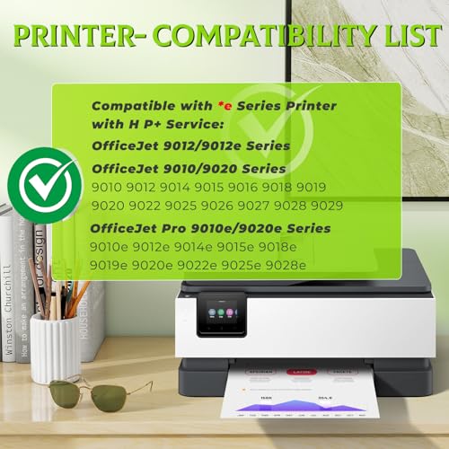 Image of 962XL Ink Cartridges Combo Pack OfficeJet Pro 9015e 9018e 9025e 9010 9020 Compatible for HP 962XL Ink Cartridges HP962XL HP962XL Printer Ink for OfficeJet Pro 9010 9015e 9018e 9012e 9025e 9022e