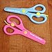 Spring Kids Scissors / School Scissors, Preschool and Kindergarten Use - Plastic Blunt Tipped Kid and Toddler Safety Craft Scissors for Right Handed Cutting - Pink and Blue Kid Scissors Pack