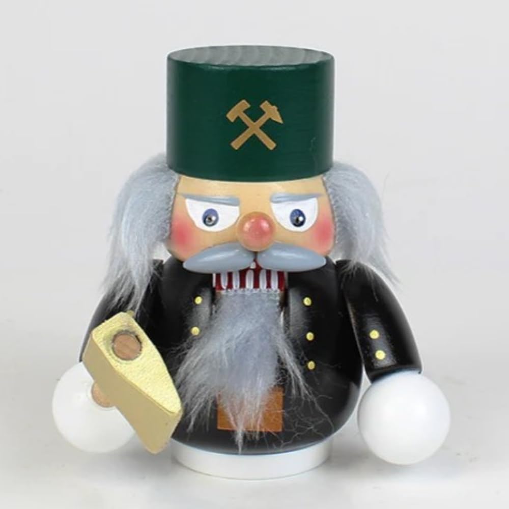 SteinbachOre Miner Mini Nutcracker, Multicolored, 3.5"