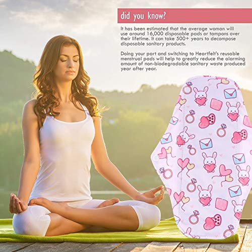 Healifty Pano Sanitário Reutilizável Menstrual Guardanapo Sanitário Menstrual com Bolsa para Senhora