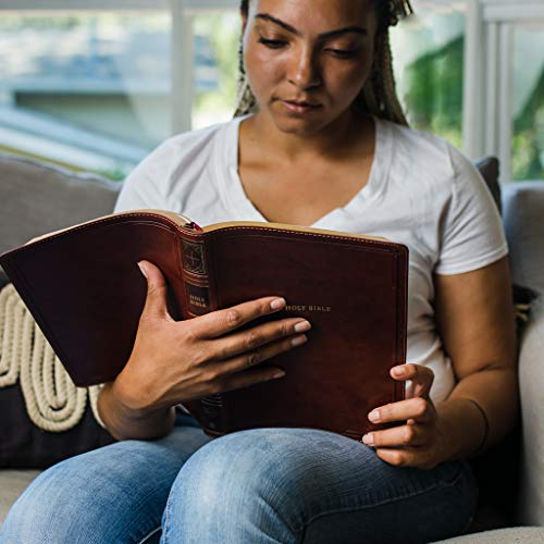 Image of KJV Holy Bible: Giant Print Thinline Bible, Black Leathersoft, Red Letter, Comfort Print: King James Version