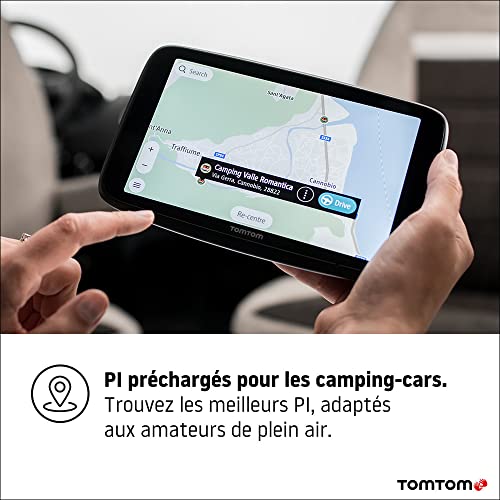 GPS pour Camping-Car et Caravane TomTom GO Camper Max, écran HD 7" avec PI pour Camping-Car et Caravane, Mises à jour via Wi-Fi, TomTom Traffic, Alertes des Zones de Danger et Cartes du Monde - Image 5