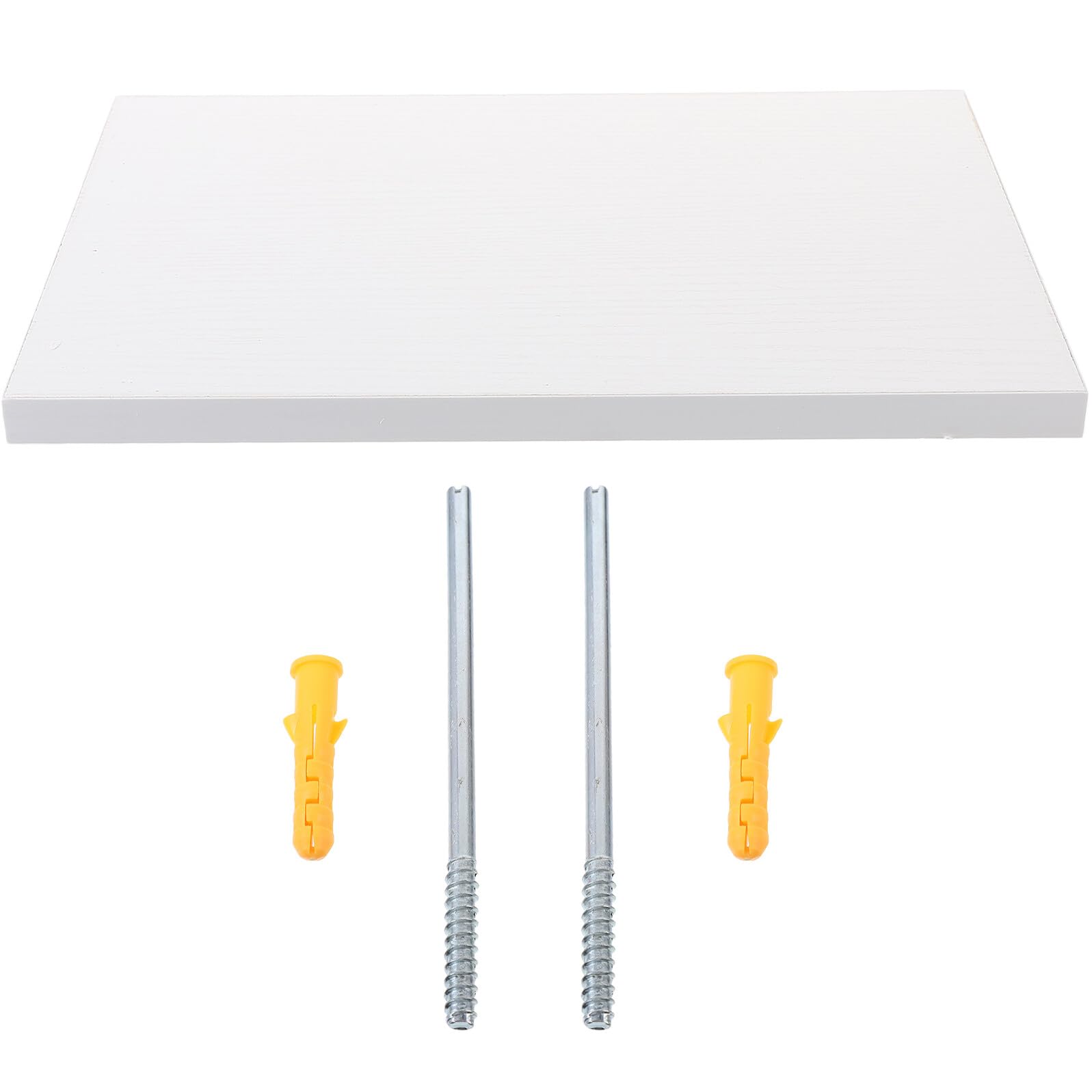 Étagère Murale Flottante Blanc Chaud Idéale Chambre et Bain