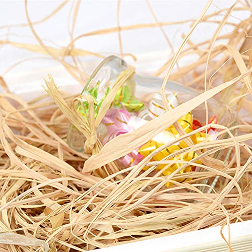 300 G Natural Raffia Paper Ribbon For Florist Bouquets Decoration Crafts ,Christmas Raffia Gift Wrap Ribbon Total 6 X 50G #TOP2