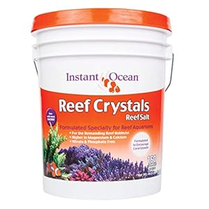 Instant Ocean Reef Crystals Reef Salt, Formulated Specifically For Reef Fish Tank Aquariums