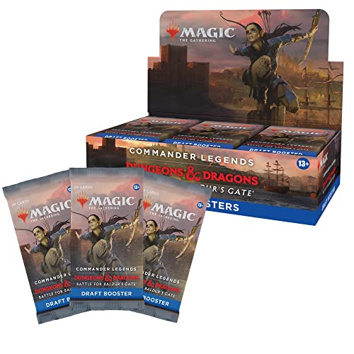 Image of Magic: The Gathering Commander Legends: Battle for Baldur's Gate Draft Booster Box | 24 Packs (480 Magic Cards)