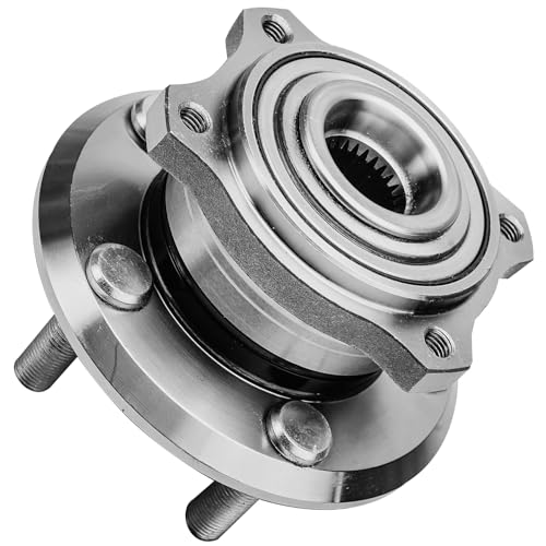 Image of Detroit Axle - AWD Front Wheel Hub and Bearing Assembly Replacement for Chrysler 300 Dodge Charger Challenger Magnum - 2pc Set