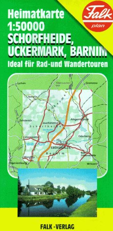 Amazon.co.jp: Falkplan Schorfheide, Uckermark, Barnim. 1 : 50 000 ...