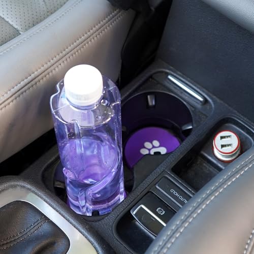 Portavasos para auto diseño pata de mascota paquete 4 miniatura 3